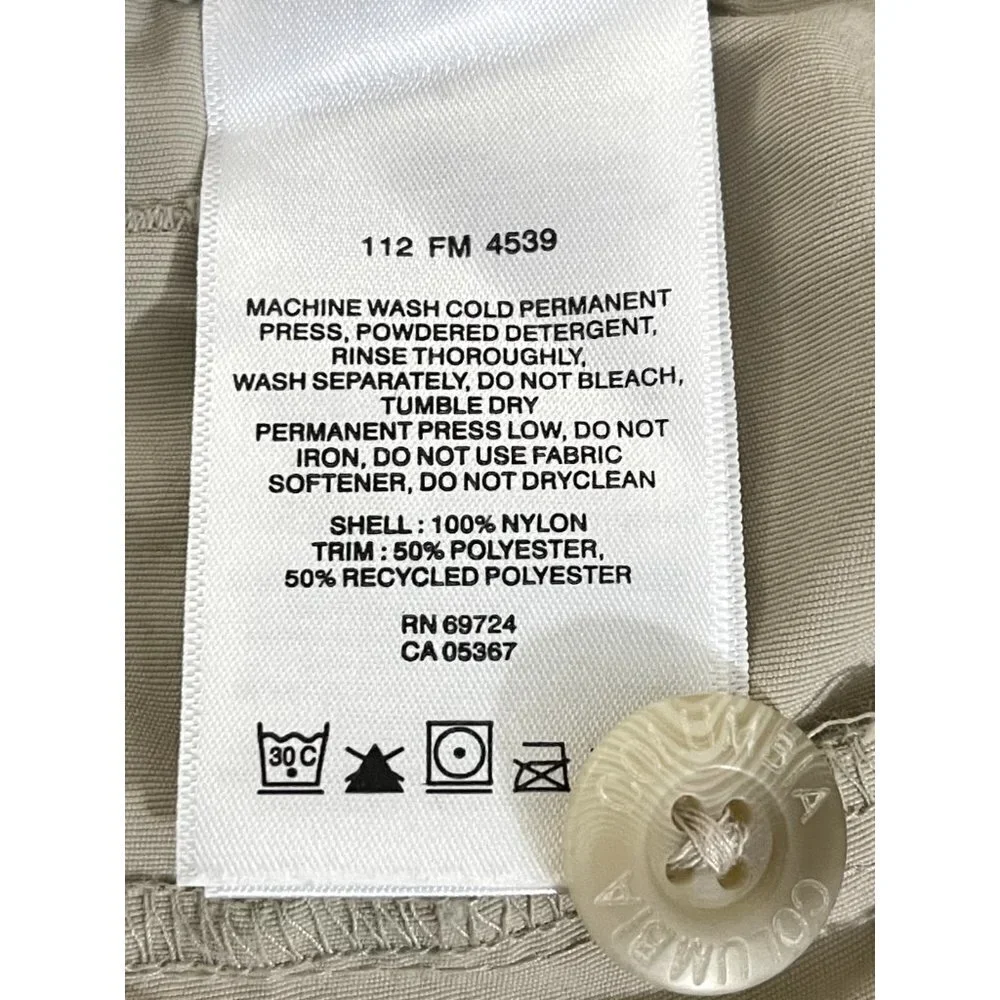 COLUMBIA‎ PFG Nylon Shorts Omni Shade Beige 40W